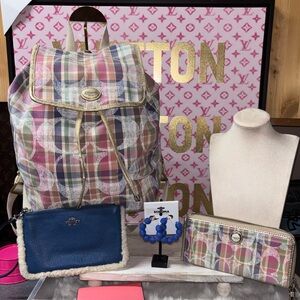 Coach backpack bundle